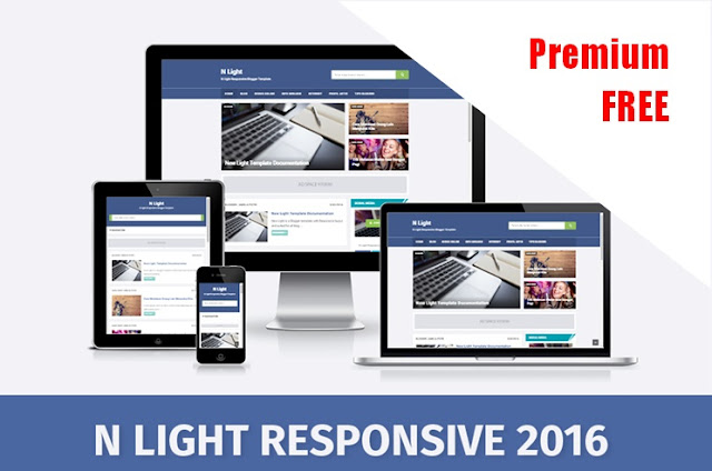 N Light 6 Premium Responsive Blogger Template