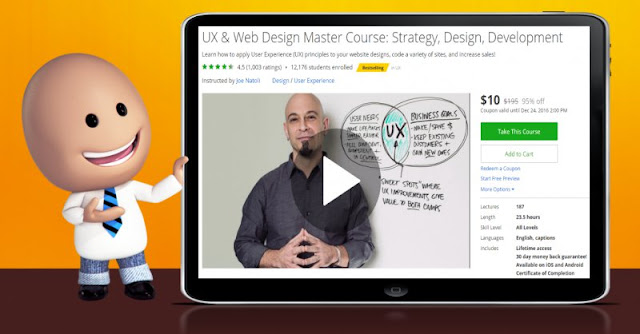 [95% Off] UX & Web Design Master Course: Strategy, Design, Development| Worth 195$