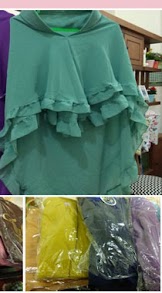 Jilbab 2 Layer Khimar Sofia