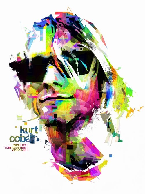 Kurt Cobain byTony Agustian can you see yourself a lot of his color and 