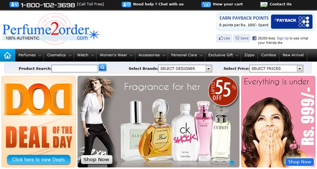 Buy Original Fragrance at Perfume2order.com