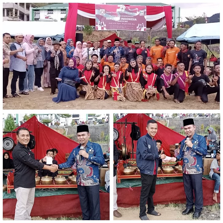 Ketua DPC Partai Demokrat Kota Sungai Penuh Bersama puluhan Kader Hadiri acara Pertunjukan Kuda Kepang 