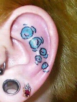 tattoos behind ear