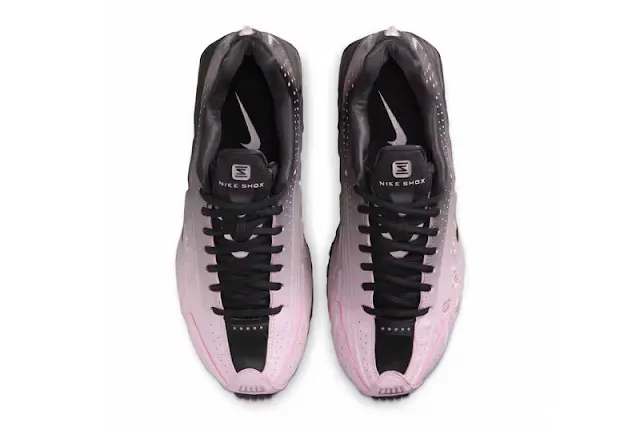 The Nike Shox R4 Blossoms in Cherry Pink Shades