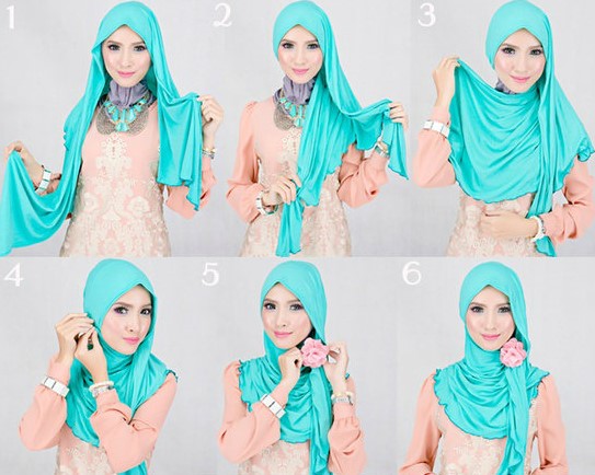 27  Cara Memakai Hijab Pashmina Terbaru 2018: Simpel \u0026 Modern