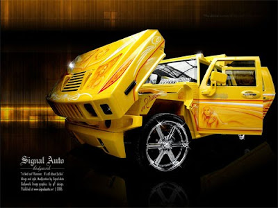 Isuzu Panther Modified into Hummer H2 SUT Isuzu Panther Modified into Hummer H2 SUT