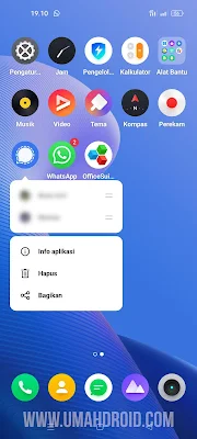 Melihat Informasi Aplikasi Realme