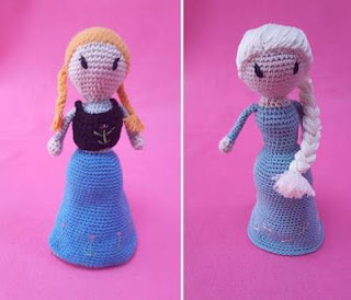 PATRON GRATIS ANA Y ELSA | FROZEN AMIGURUMI 50576