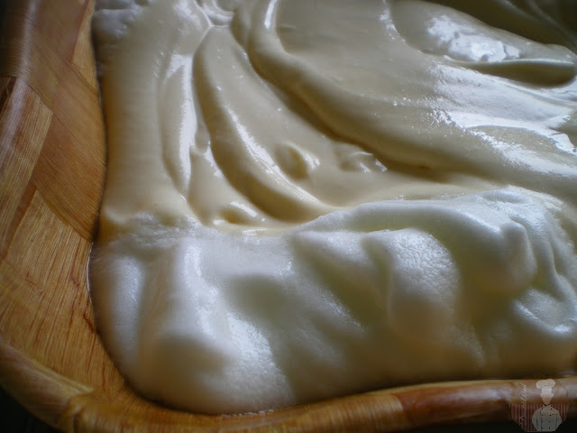 Pastel de manzana al estilo de Suabia. Relleno del pastel