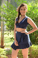 Seerat Kapoor Stunning Cute Beauty in Mini Skirt  Polka Dop Choli Top ~  Exclusive Galleries 015.jpg