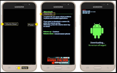 Tutorial Lengkap Flash Samsung J3 Via Odin Download Mode