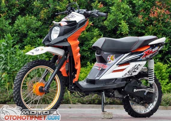  Modifikasi  Motor Yamaha  X  Ride  trail Terbaru Modifikasi  