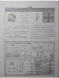 Thailand Lottery 2nd Paper For 01-10-2018 