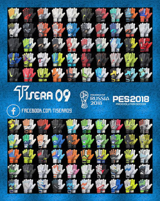 PES 2018 HD Glovepack v3 by Tisera09