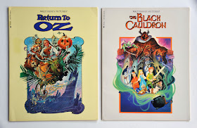 Return to OZ and The Black Cauldron published by Scolatic Inc.