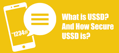 USSD Mobile Image Yellow background white text What is USSD? And How Secure USSD is?