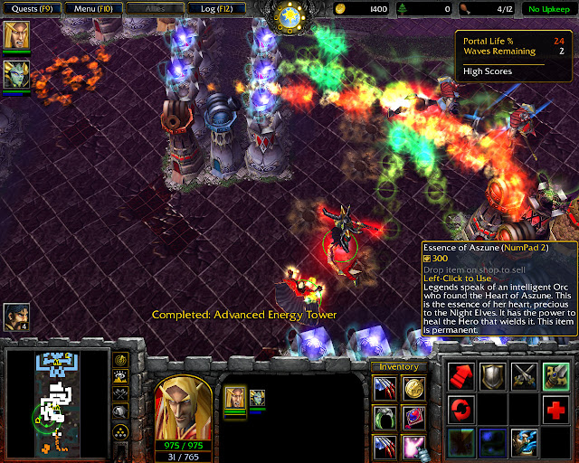 The Crossing Secret Level Mission 12 | Tower Defense Screenshot | Warcraft 3: The Frozen Throne