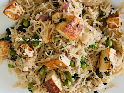 paneer peas pulao