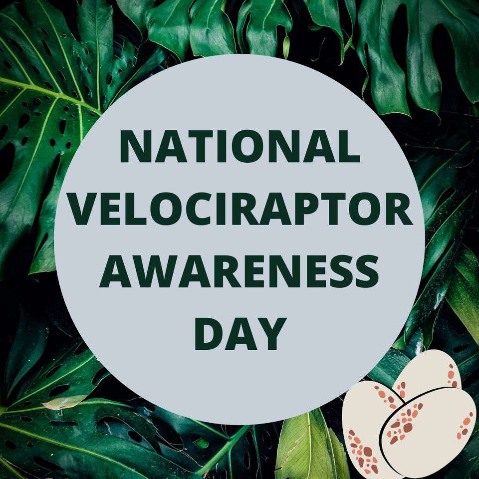 National Velociraptor Awareness Day Wishes Unique Image