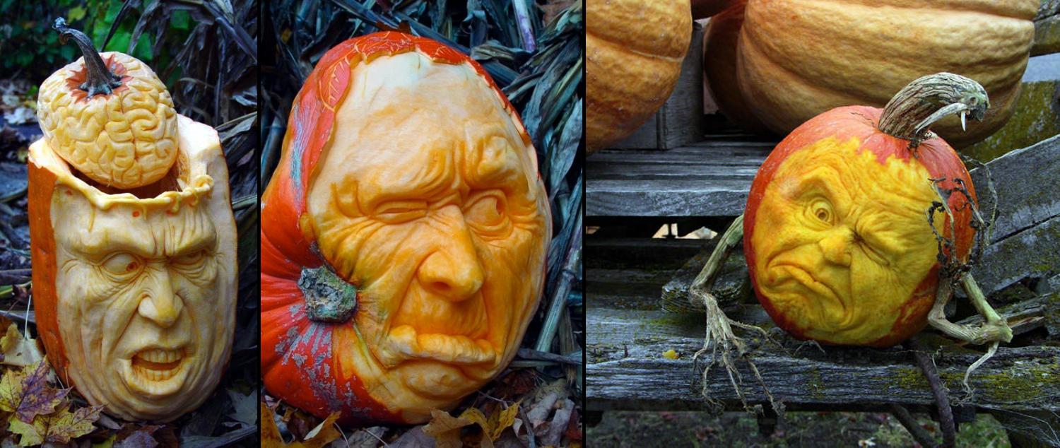 Simply Creative: Awesome Pumpkin Carving by Ray Villafane