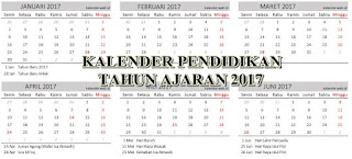 Kalender Pendidikan Tahun Ajaran 2017