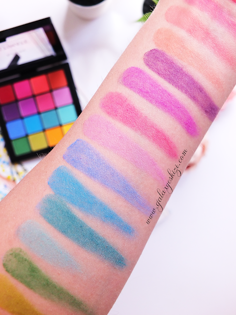 Nyx Ultimate Brights Swatch 
