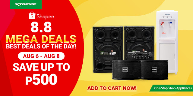 Get Up to 40% Off on XTREME Appliances this Grandest 8.8 Online Sale Events!