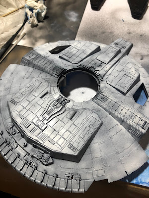 Bandai Millennium Falcon Saucer Basecoat