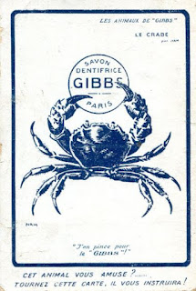 publicité dentifrice gibbs crabe