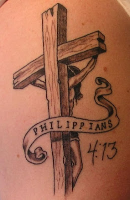 Cross Tattoos On Neck