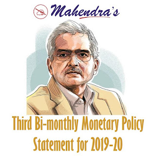 Third Bi-monthly Monetary Policy Statement for 2019-20 