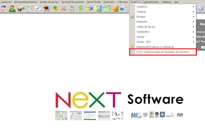 NeXT ERP D.R.E. Relatórios