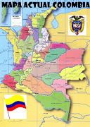 Recordando a Colombia: Mapa Actual de Colombia (mapa politico actual colombia)