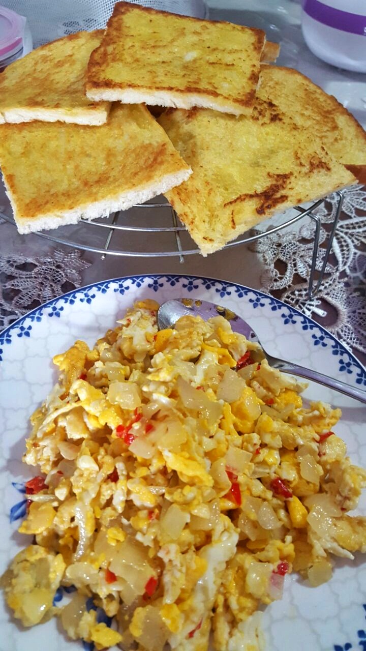 SurayaMSyed: Sandwich Telur Goreng Hancur