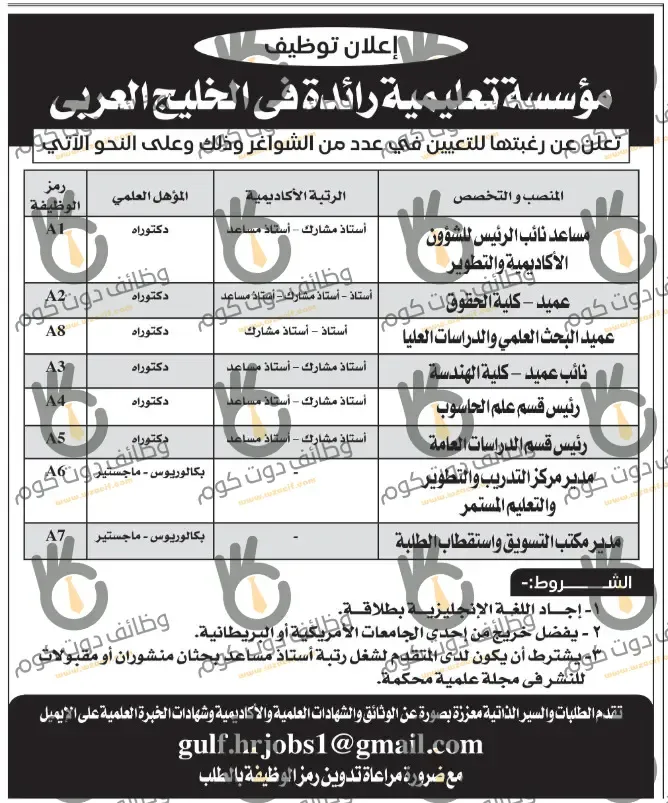 اعلانات وظائف الاهرام الاسبوعى اليوم الجمعة