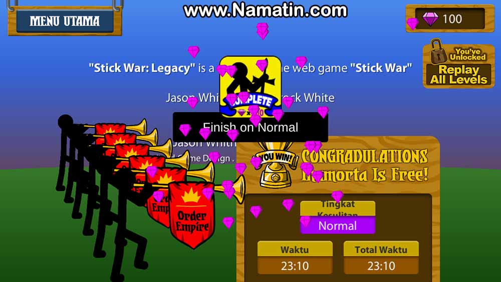 Download Cheat Stick War Legacy Mod APK Unlimited Gems  Namatin
