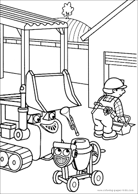 Bob the Builder Coloring Pages 