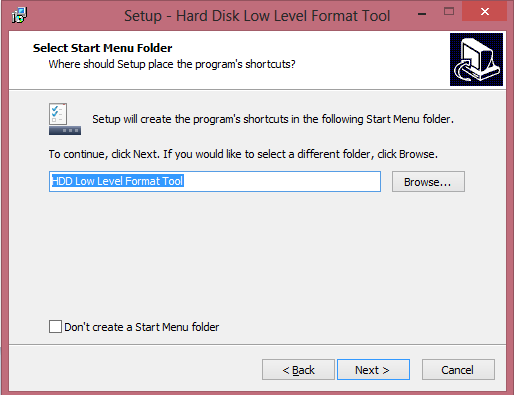 Setup HDD Guru Low Level Format for Windows