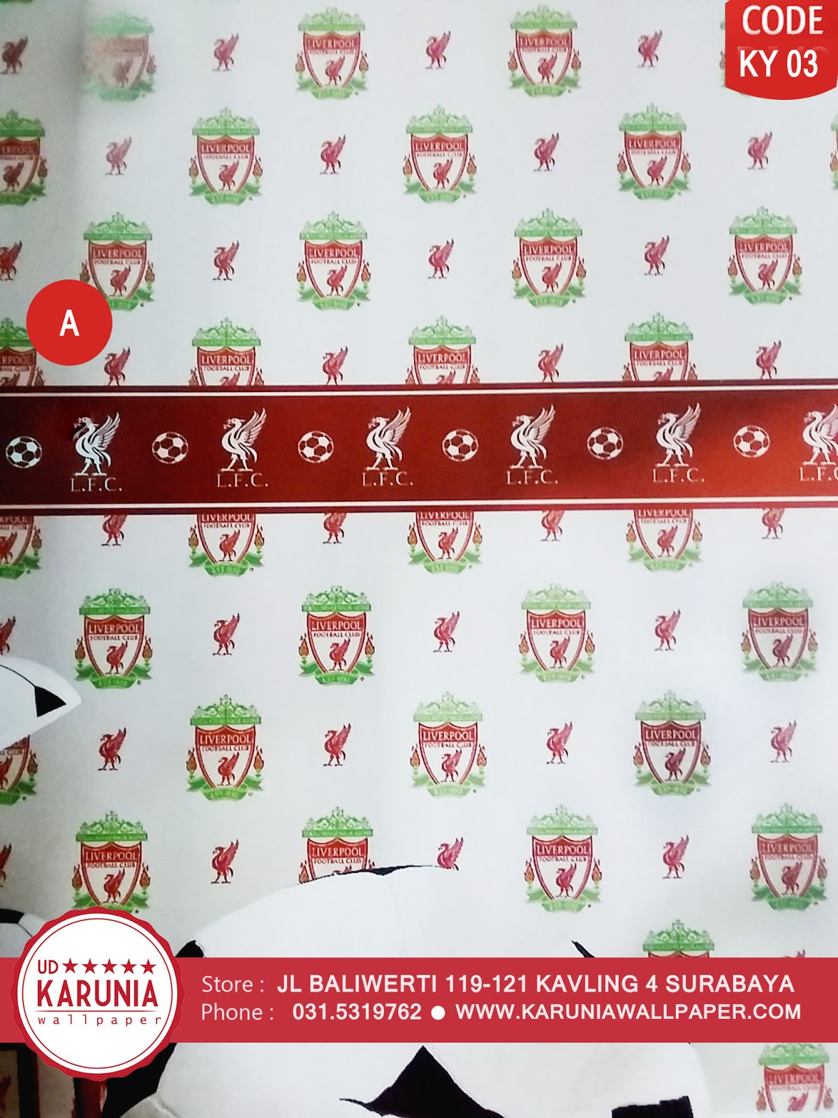 KOLEKSI WALLPAPER DINDING MOTIF BOLA KARUNIA WALLPAPER SURABAYA