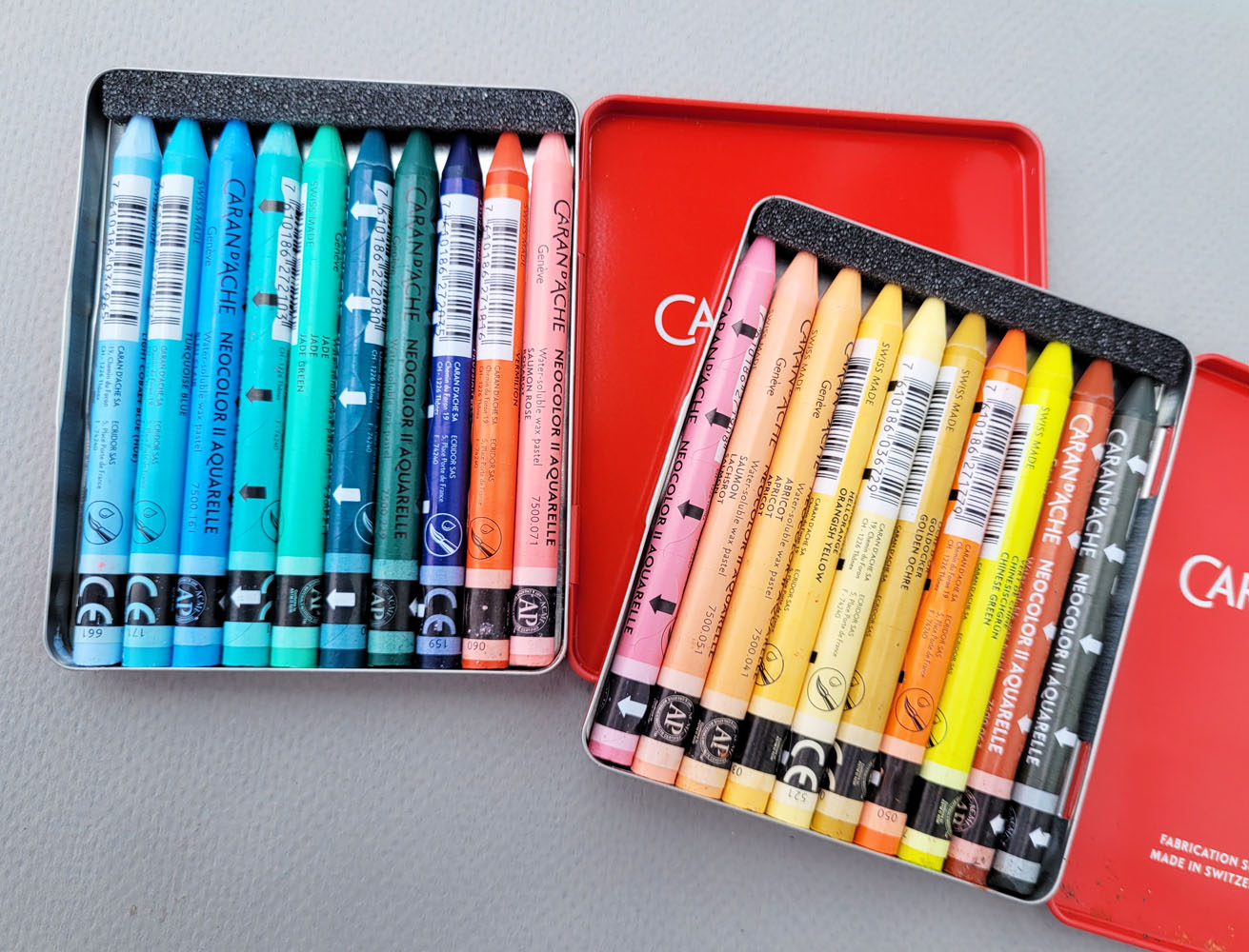 DOODLEWASH REVIEW: Caran d'Ache Neocolor II - Doodlewash®