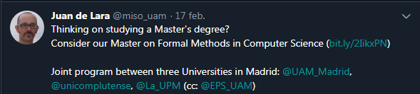  Master on Formal Methods in Computer Science
