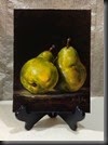 Leaning Pears Easel