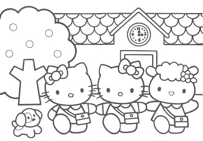 Hello Kitty Ausmalbilder