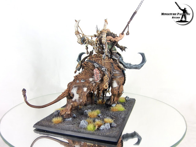 Warhammer Ogre Kingdoms Frostlord on Stonehorn