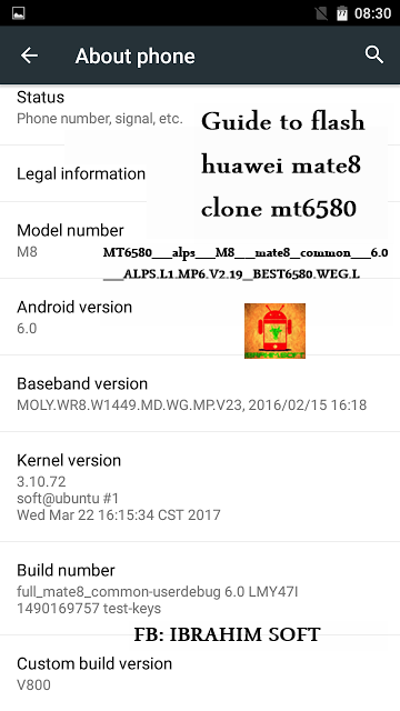 Flash Huawei Mate8 M8 Clone MT6580__alps__M8__mate8_common__6.0__ALPS.L1.MP6.V2.19_BEST6580.WEG.L