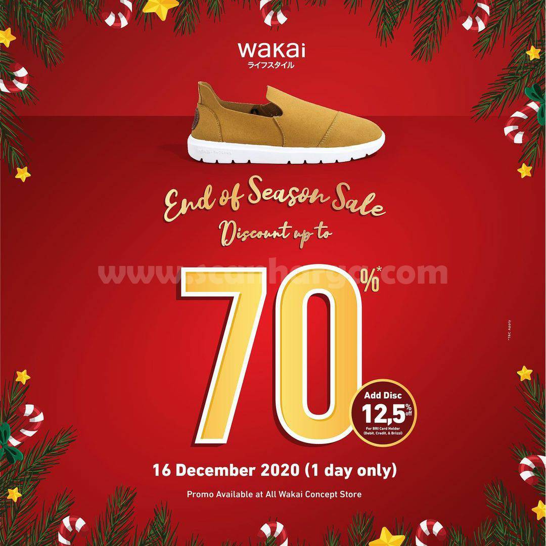 WAKAI Promo HUT BANK BRI – Diskon Hingga 70% Off