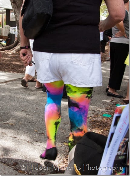 Art show tie dyed