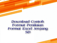 Download Contoh Format Penilaian Format Excel Jenjang SD