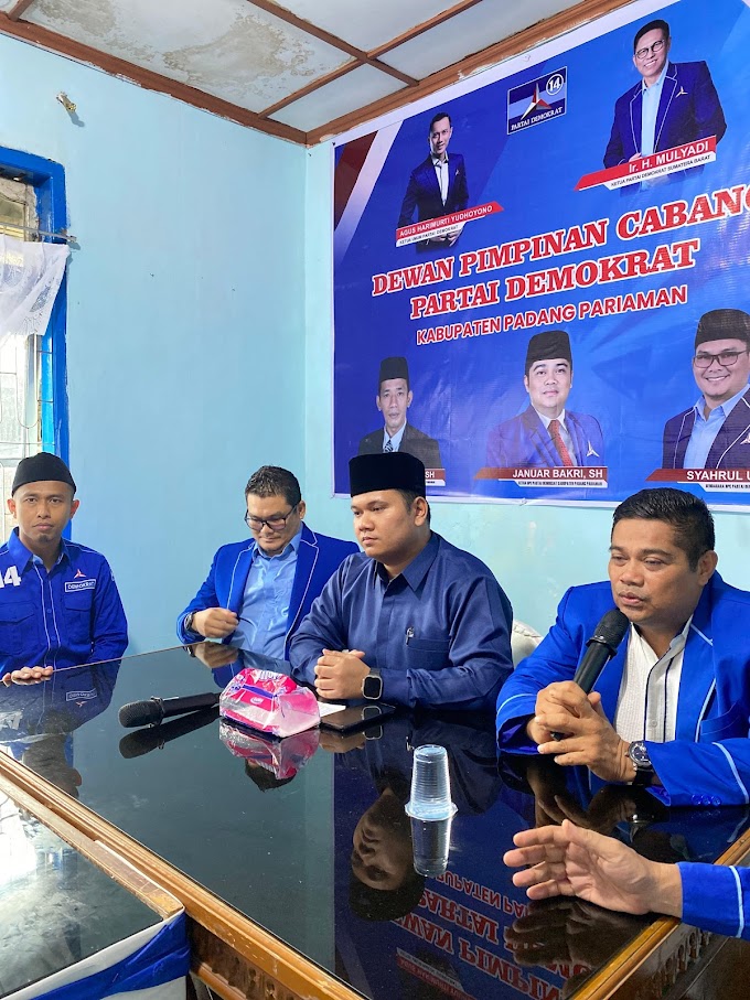 Pastikan Maju di Padang Pariaman, Muhammad Fadhil Sampaikan Gagasan di NasDem dan Demokrat 