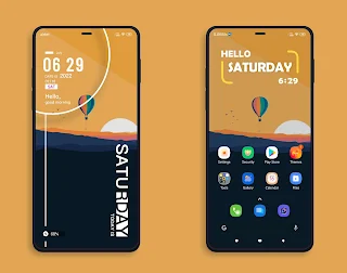 Sunset vibes theme for miui